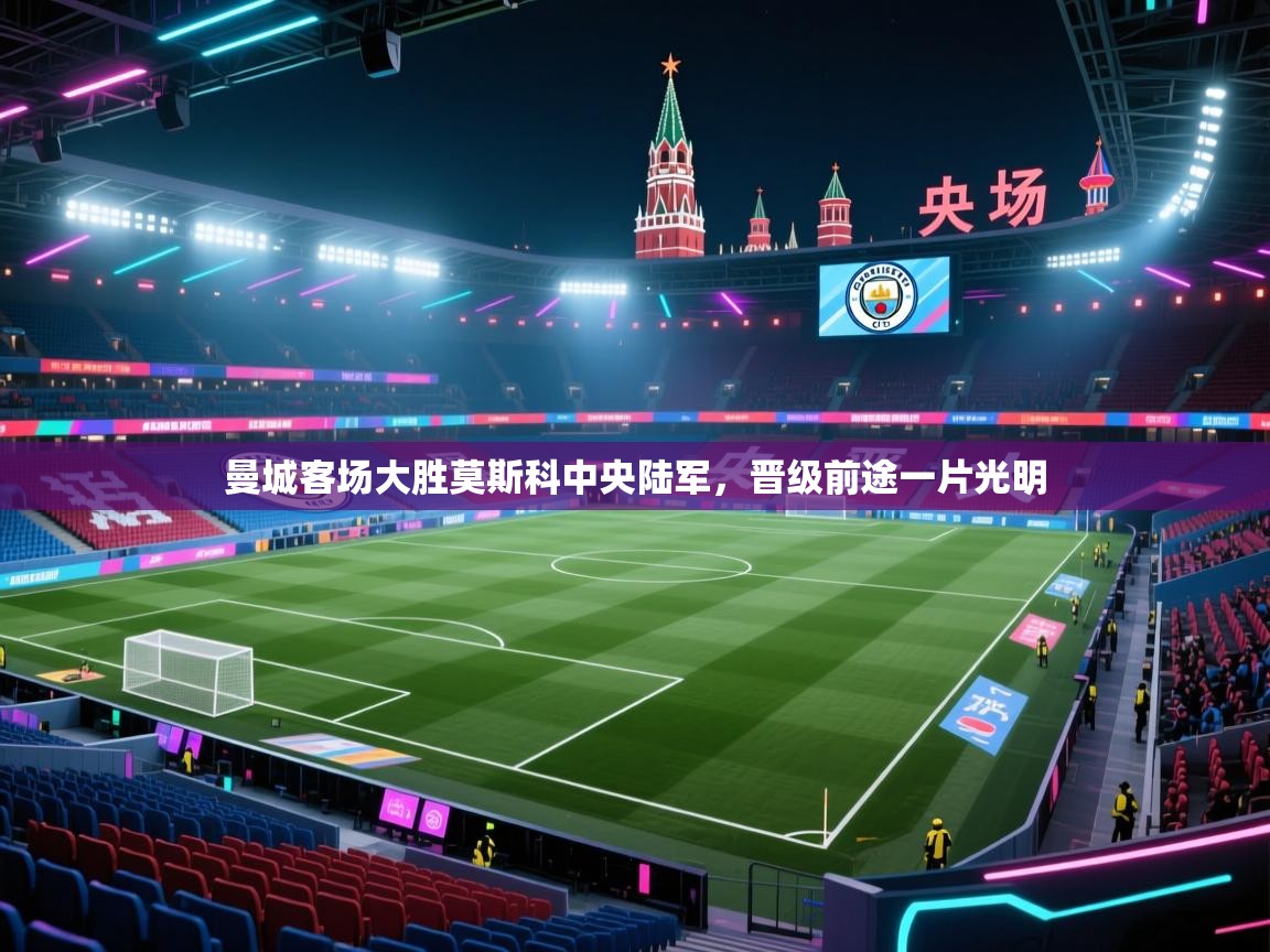 曼城客场大胜莫斯科中央陆军，晋级前途一片光明